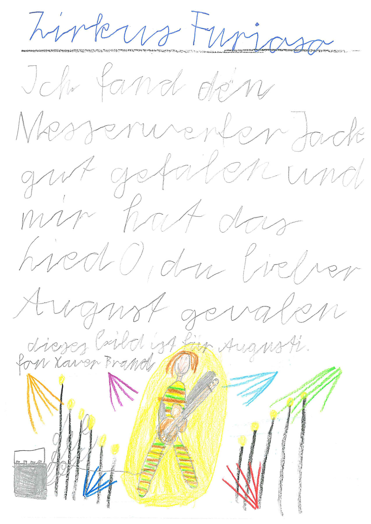 Fanpost von der Grundschule Kranzberg