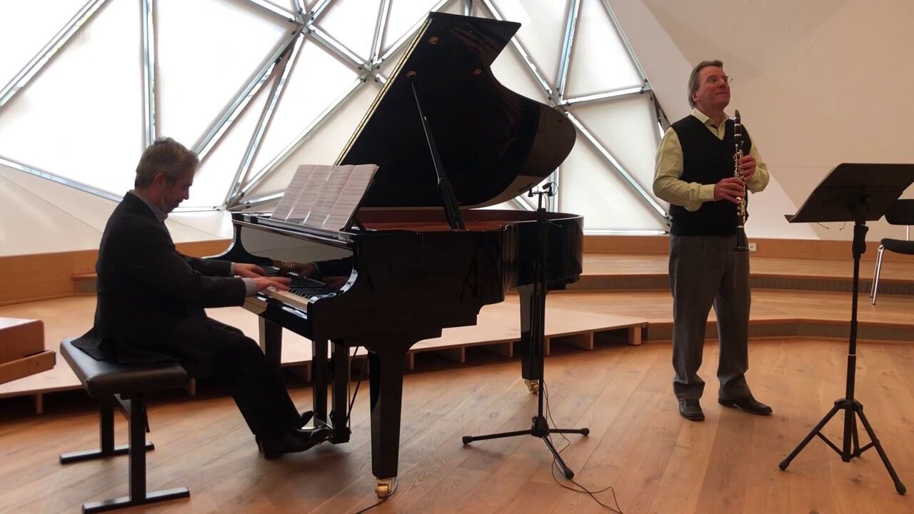 Rolf Weber, Klarinette und Oleg Ptashnikov, Klavier: Gioacchino Rossini, »Ecco ridente in cielo« im Orchesterprobensaal