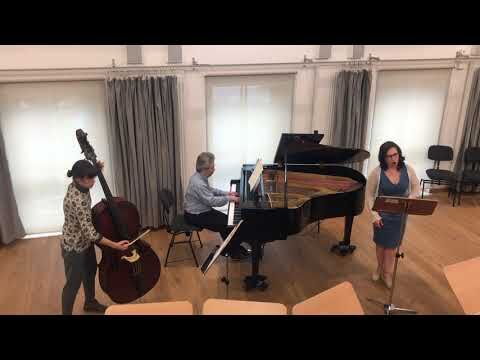 Sophie Lücke (Kontrabass), Jennifer O’Loughlin (Gesang), Oleg Ptashnikov (Klavier): Giovanni Bottesini »Tutto il mondo serra« im Chorprobensaal